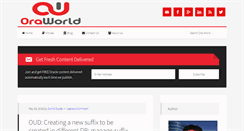 Desktop Screenshot of oraworld.co.uk